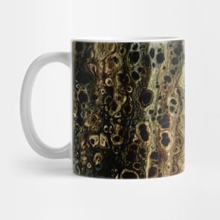 Crocodile abstract acrylic pouring art Mug